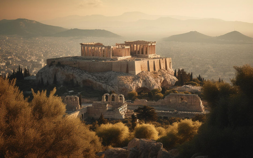 Panorámica Templo de Delfos, Viajes Gangas, circuito Jónico